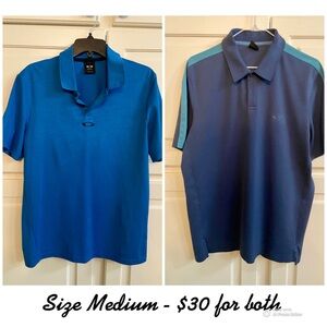 Oakley Men's Blue Polo Shirt